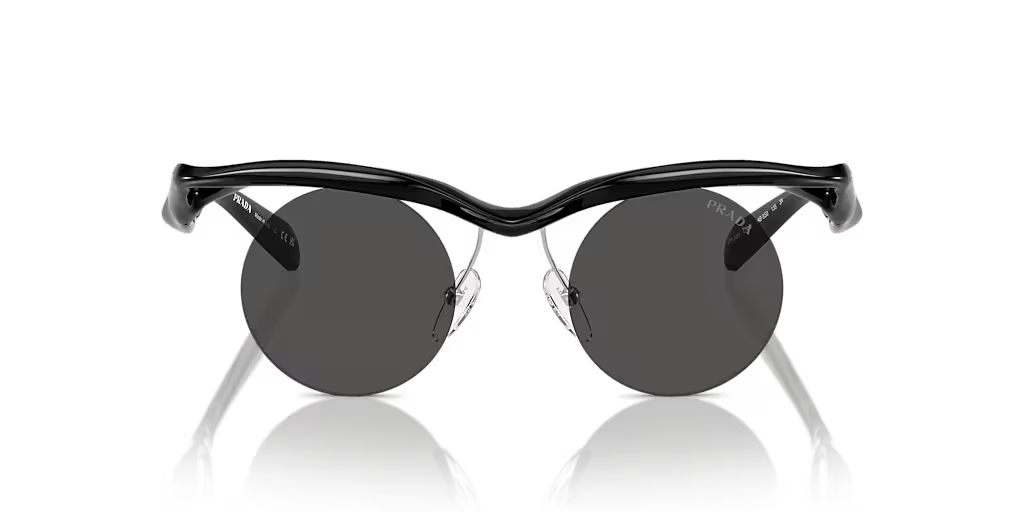 Prada PR A24S Oversized Sunglasses – Black Frame