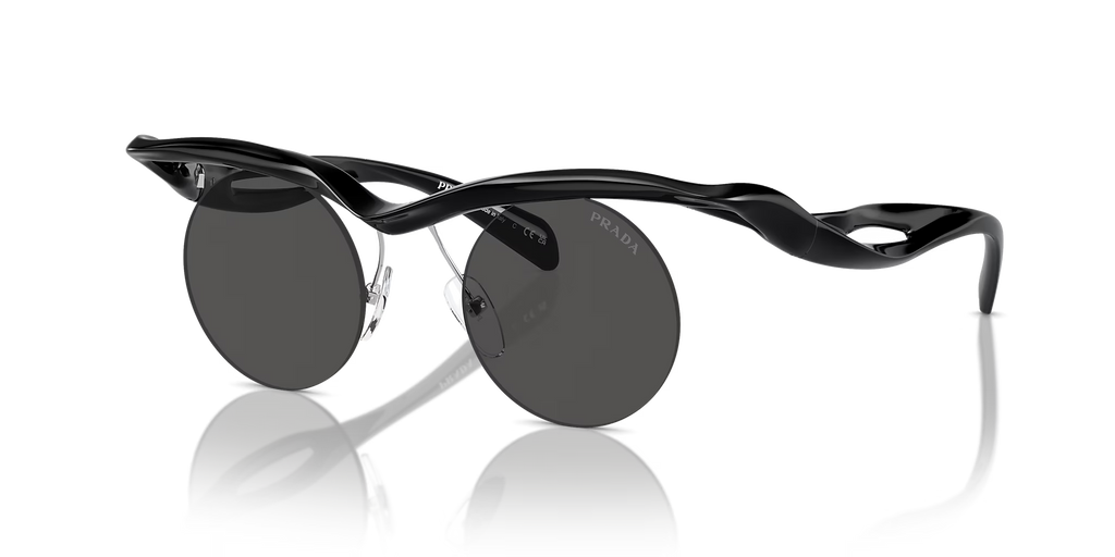 Prada PR A24S Oversized Sunglasses – Black Frame