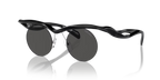 Prada PR A24S Oversized Sunglasses – Black Frame