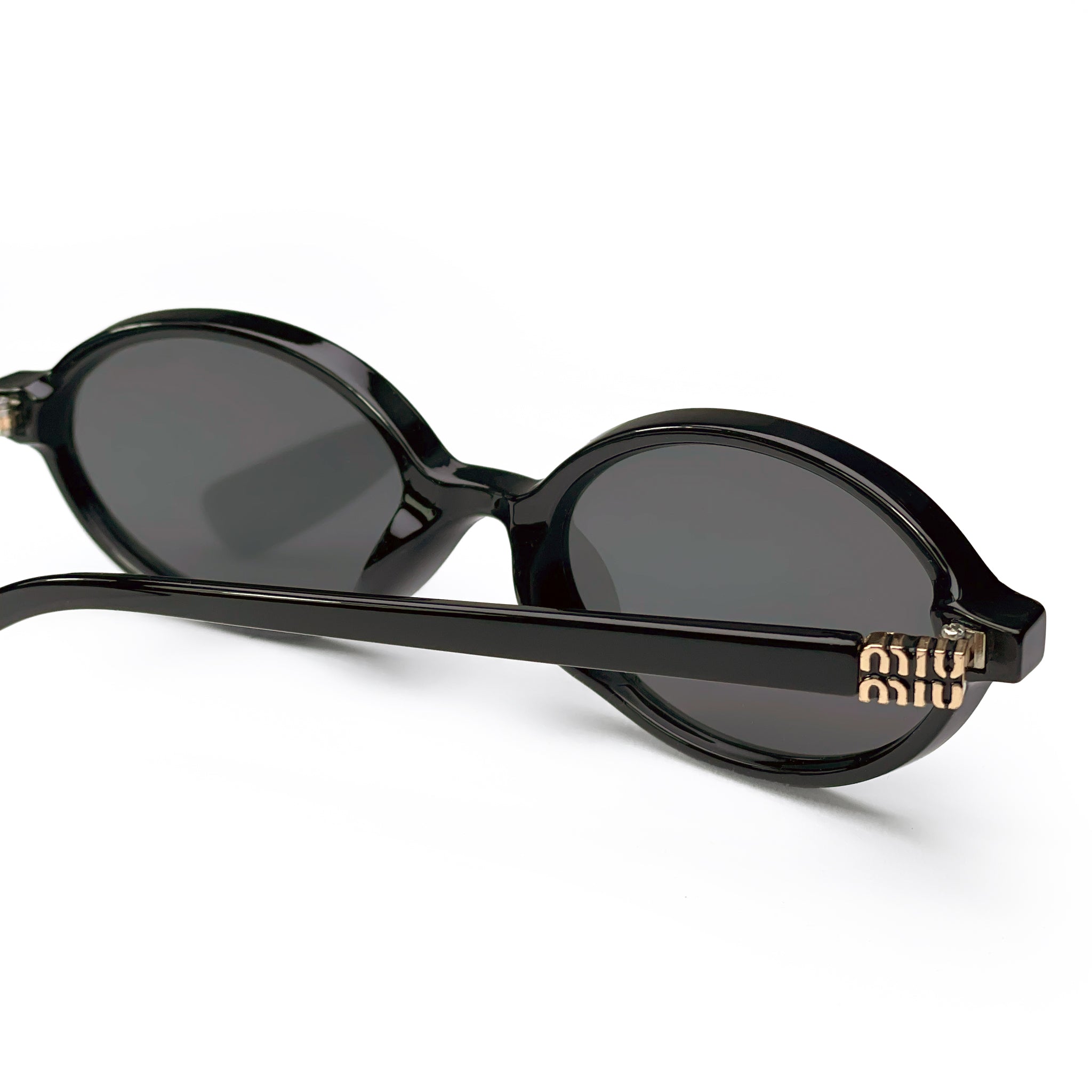 Miu Miu Sunglasses – Women's Black Acetate Frame