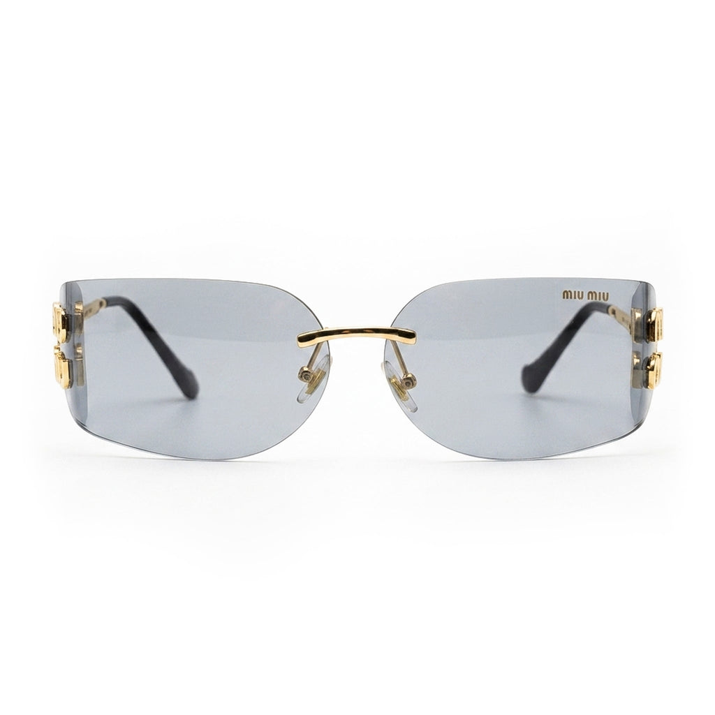 Miu Miu MU A54S Sunglasses – Women's Geometric Editorial Frame