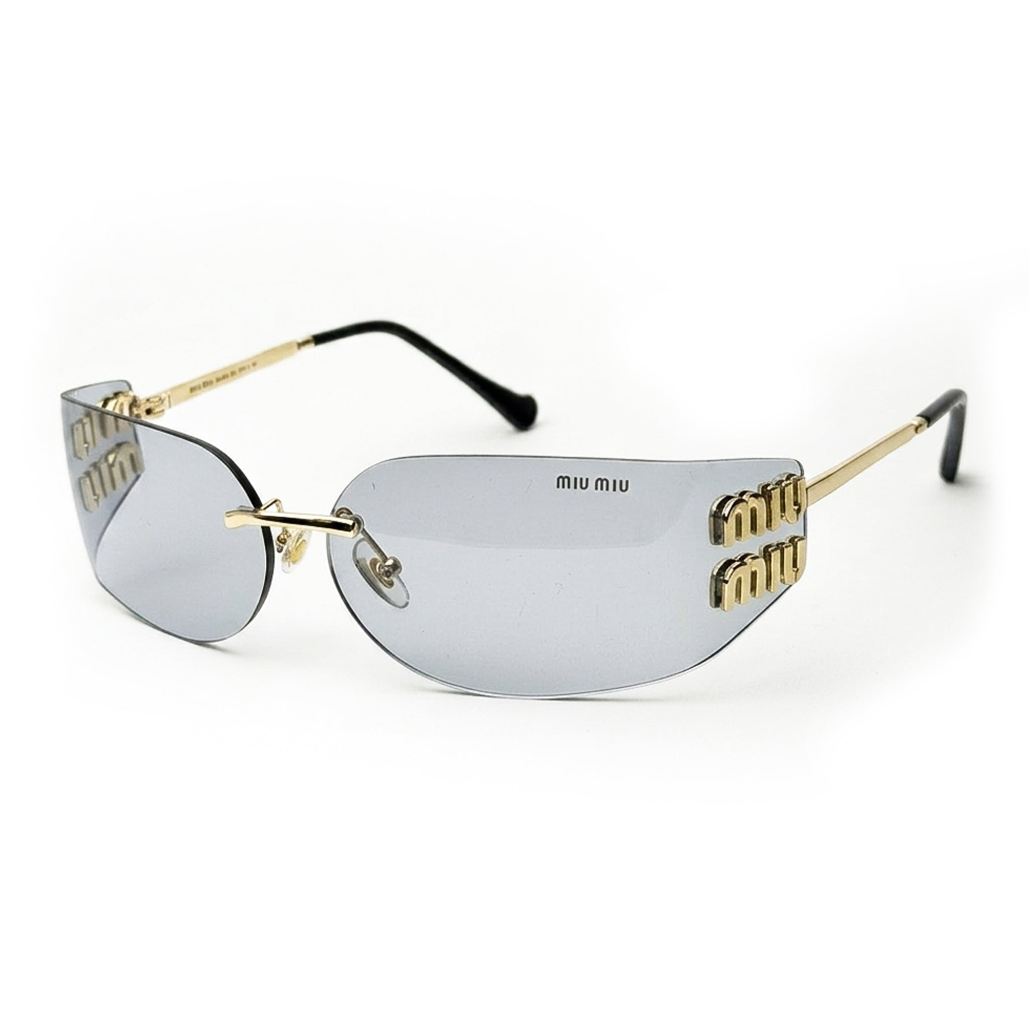 Miu Miu MU A54S Sunglasses – Women's Geometric Editorial Frame