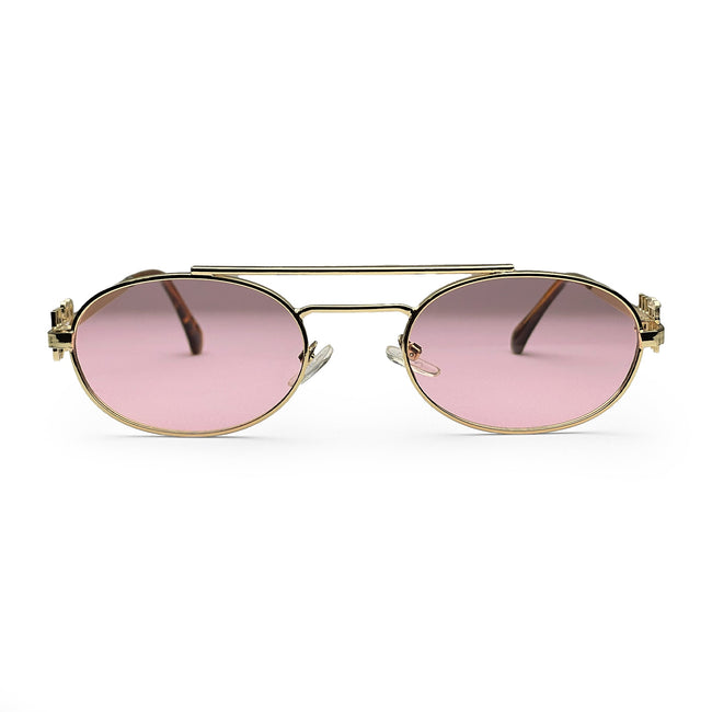 Miu Miu MU 54ZR Sunglasses – Women's Rose Tinted Frame Main Image