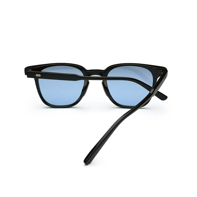 Oura Vincent Sunglasses – Black Frame / Blue Lenses Main Image