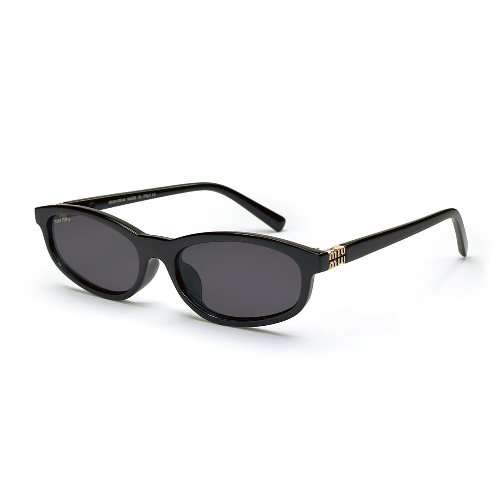 Miu Miu MU2 Sunglasses – Women's Oval Refined Frame