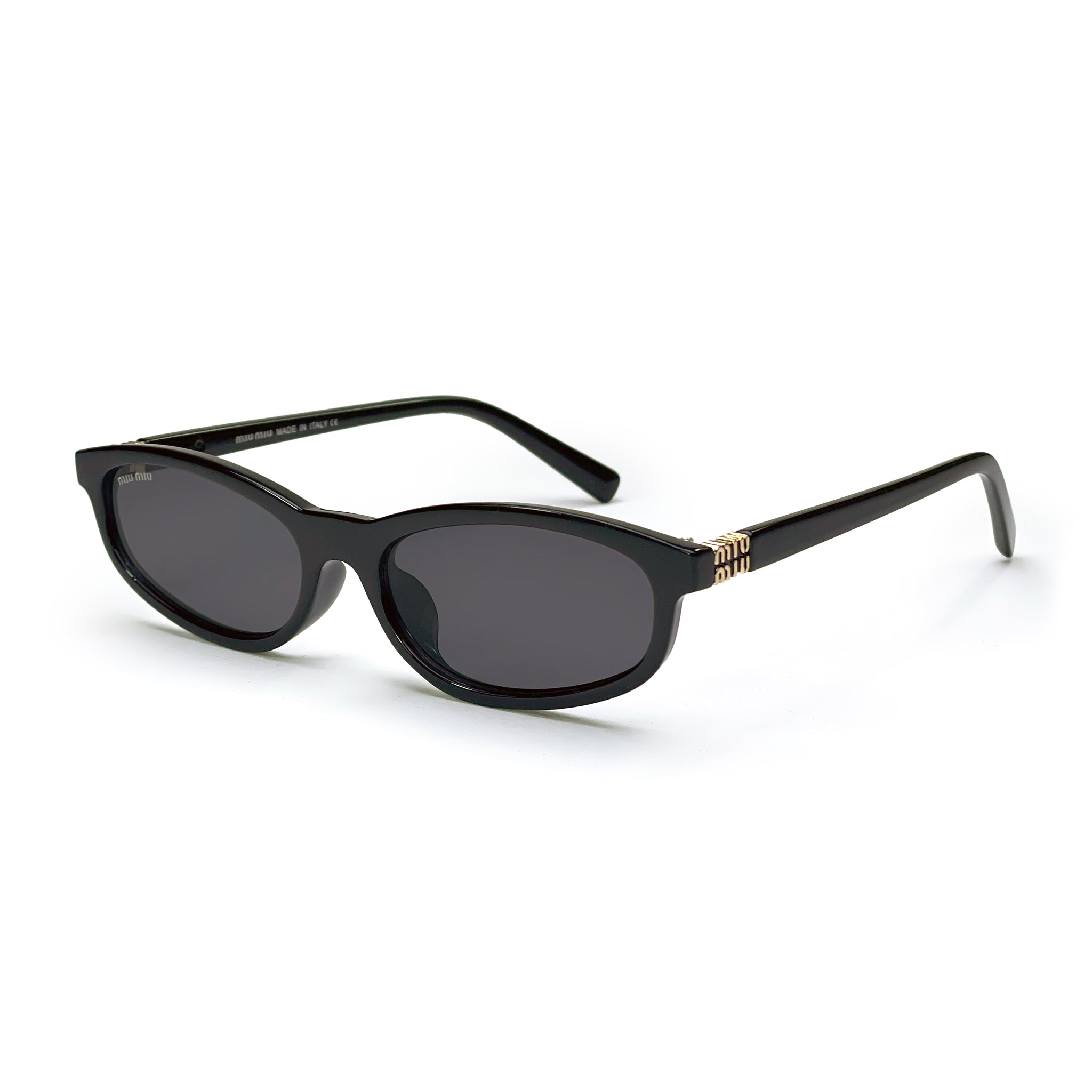 Miu Miu MU2 Sunglasses – Women's Oval Refined Frame