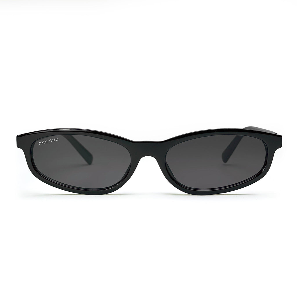 Miu Miu MU2 Sunglasses – Women's Oval Refined Frame