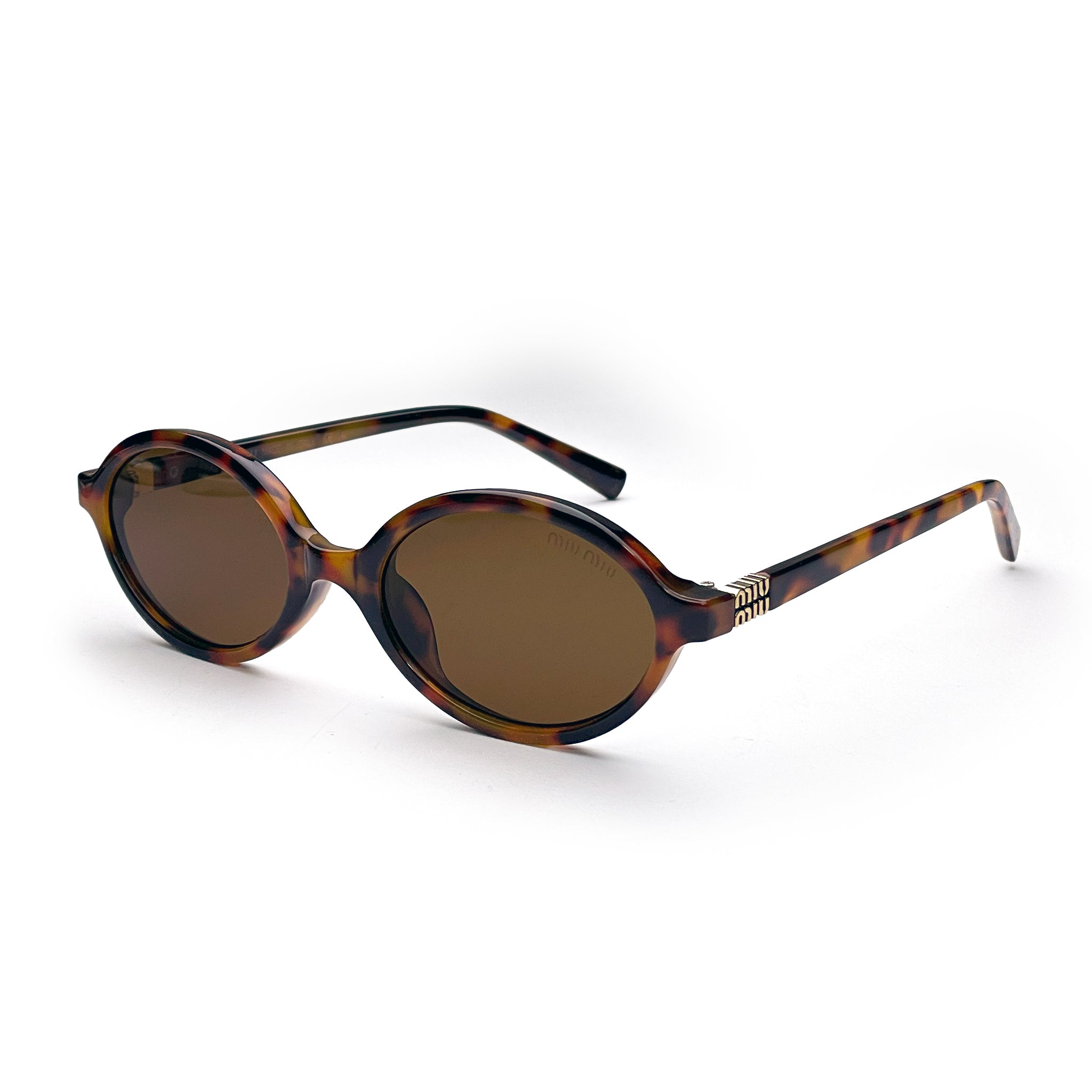 Miu Miu Sunglasses – Women's Brown Tinted Frame