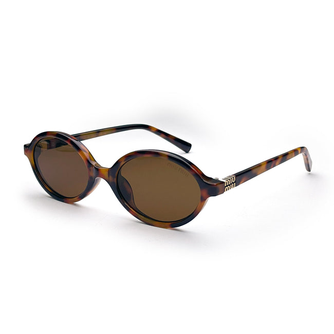 Miu Miu Sunglasses – Women's Brown Tinted Frame Hover Image