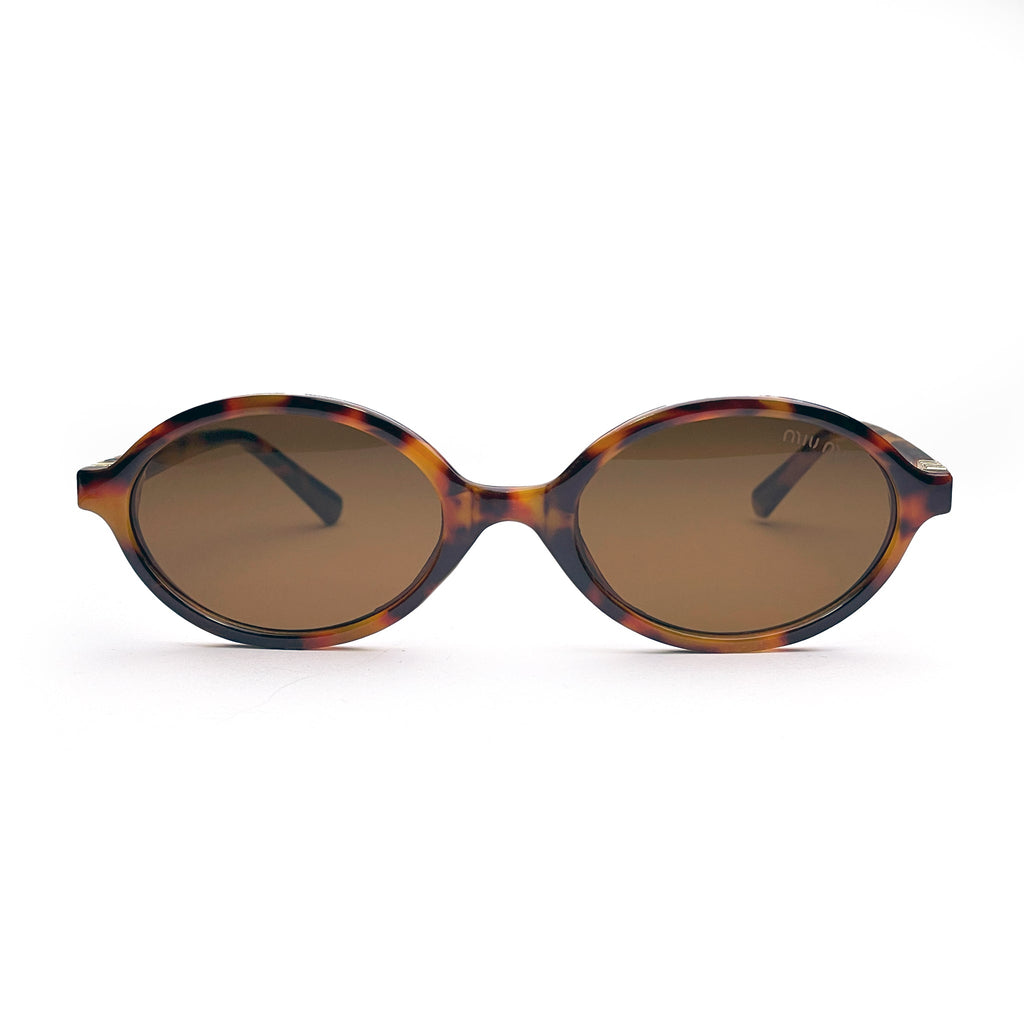 Miu Miu Sunglasses – Women's Brown Tinted Frame
