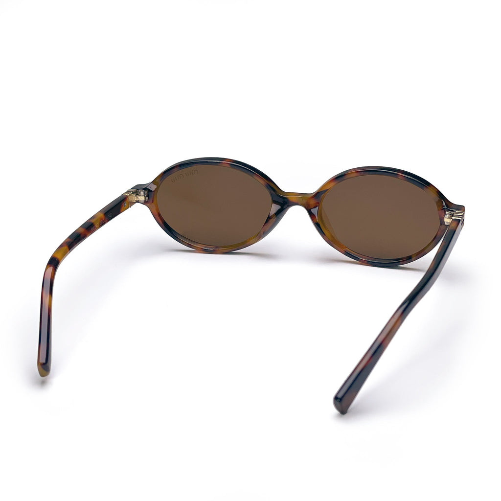 Miu Miu Sunglasses – Women's Brown Tinted Frame