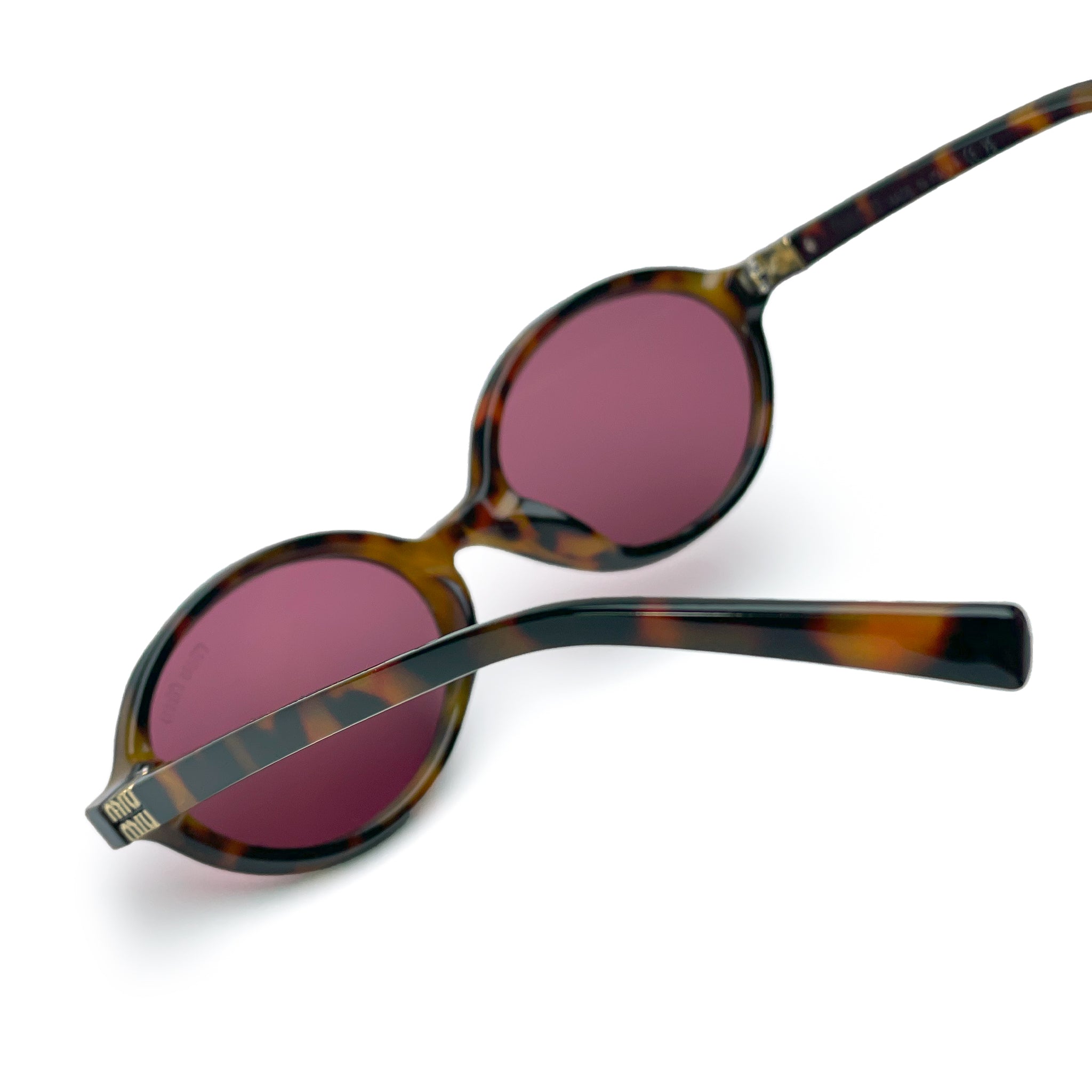 Miu Miu Sunglasses – Women's Dark Pink Frame