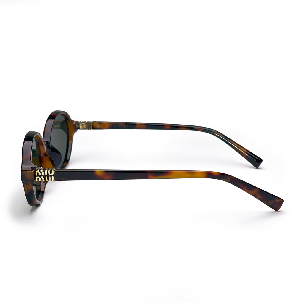 Miu Miu Sunglasses – Women's Green Tinted Frame