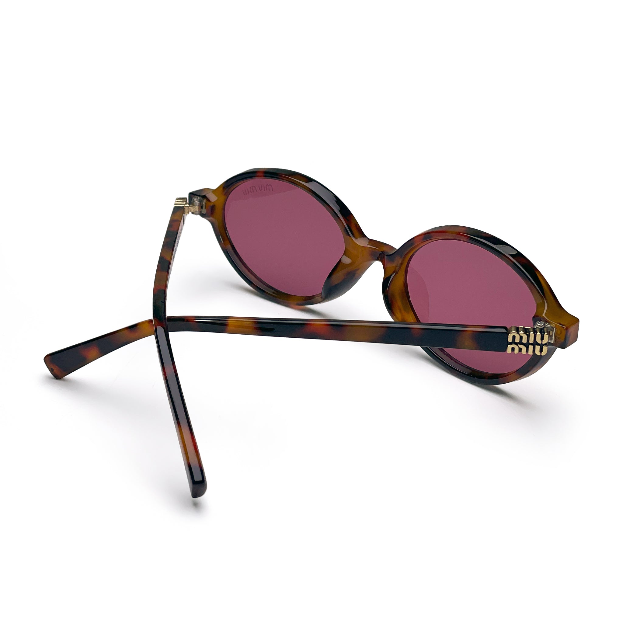 Miu Miu Sunglasses – Women's Dark Pink Frame