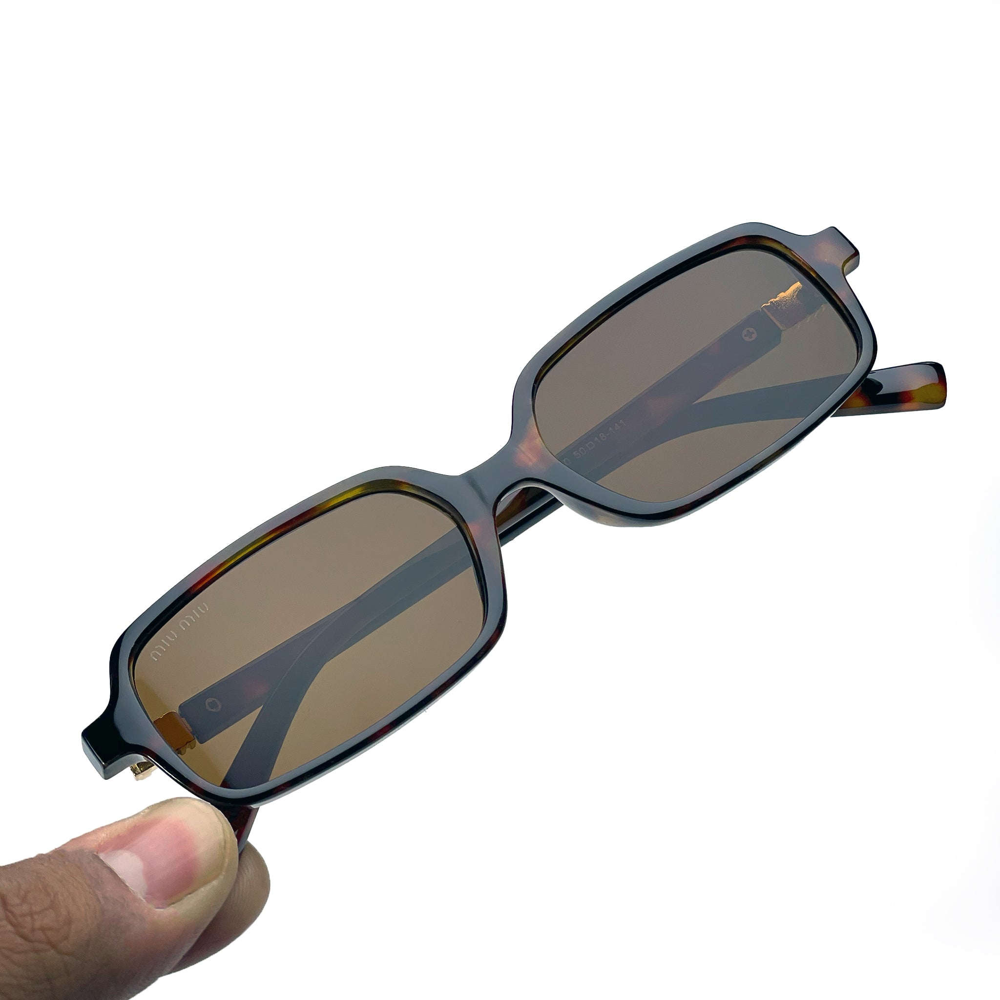 Miu Miu MU 11ZS3 Sunglasses – Women's Iconic Square Frame