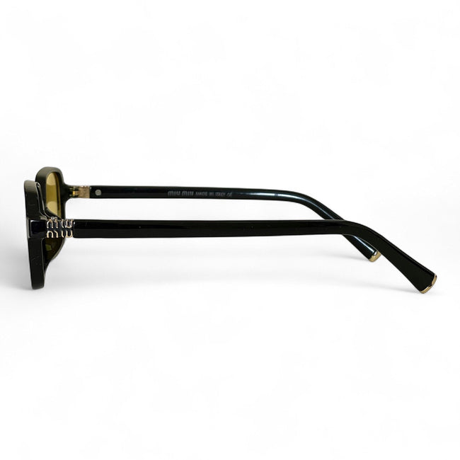 Miu Miu MU 11ZS Sunglasses – Women's Yellow Tinted Frame Main Image