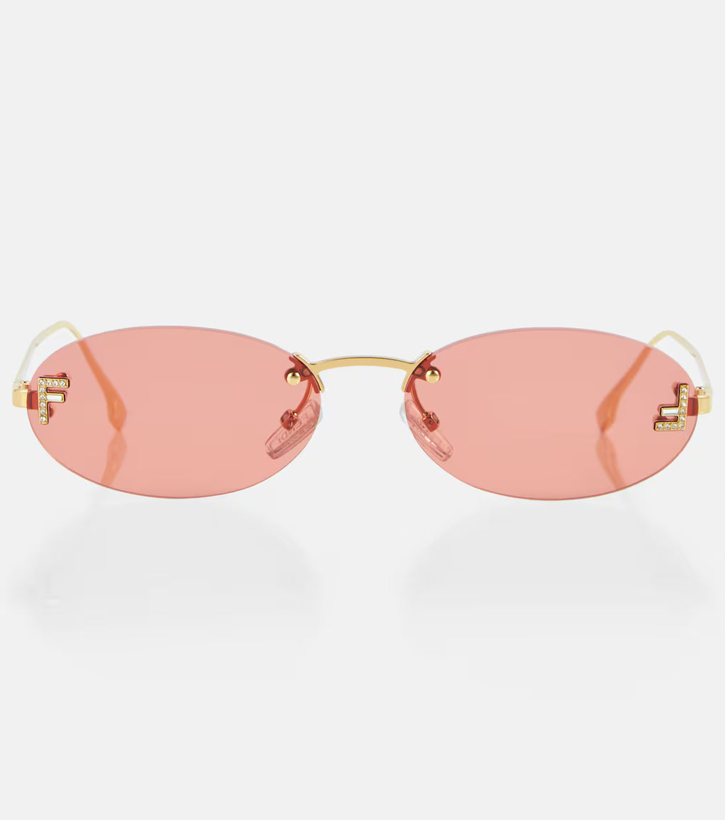 Fendi Alex Optical Sunglasses – Rimless Round Frames