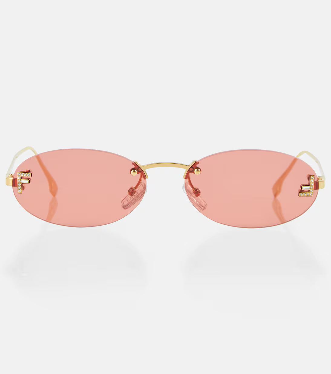 Fendi Alex Optical Sunglasses – Rimless Round Frames