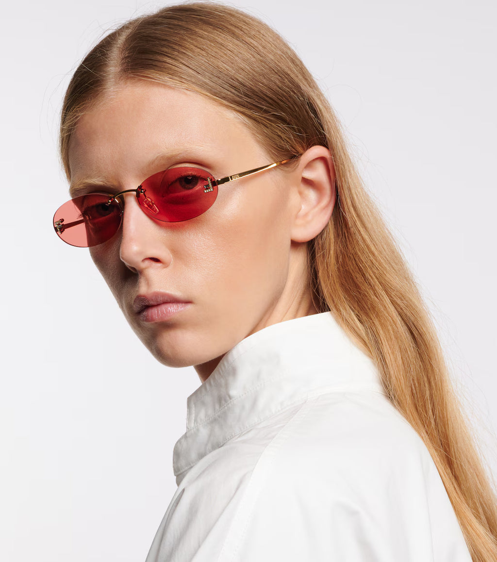 Fendi Alex Optical Sunglasses – Rimless Round Frames
